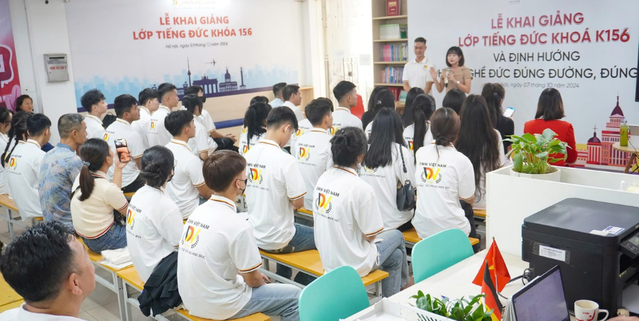 NGÀY 07/10/2024 KHAI GIẢNG LỚP DU HỌC NGHỀ Đ.ỨC KHÓA 156